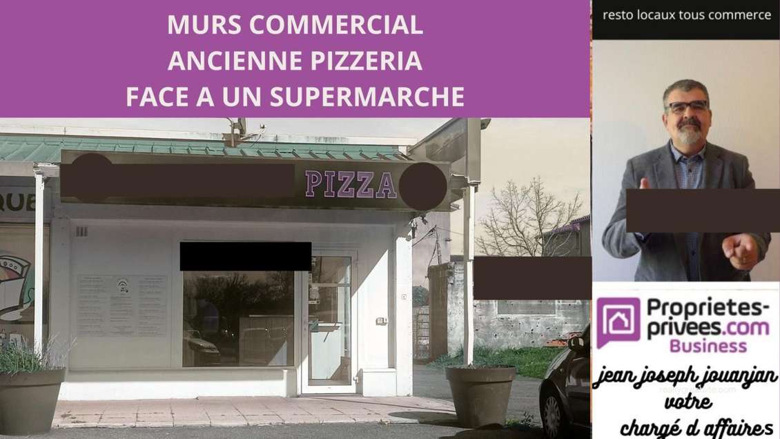 Vente murs commerciaux libres à Castelginest