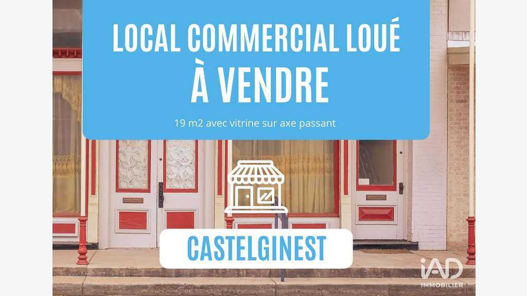 Vente local cial / pro 18m² à Castelginest centre