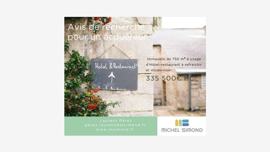 Vente murs hôtel restaurant 750m² à Castelnaudary