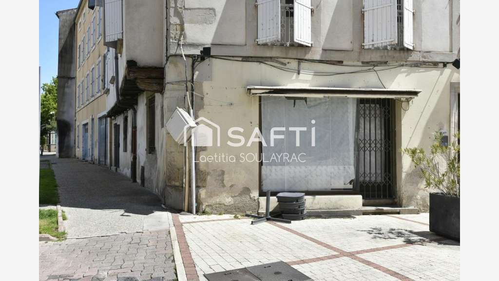 Vente local commercial 63m² centre ville Castres