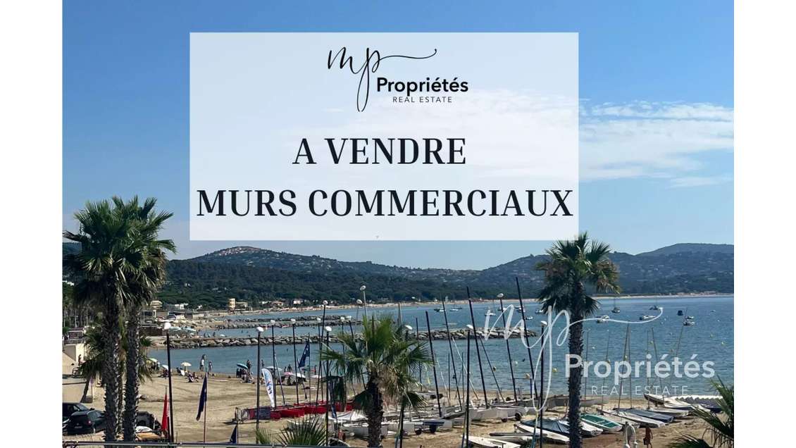 Murs commerciaux 50m² front de mer Cavalaire/Mer