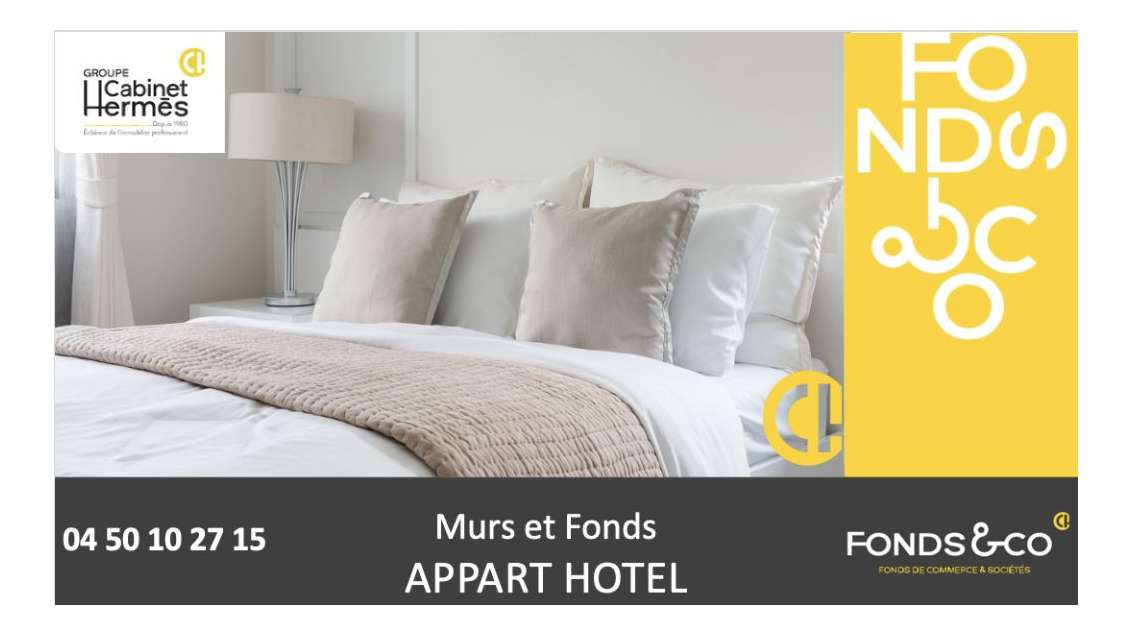 74-APPART HOTEL 1100M2 MURS ET FONDS