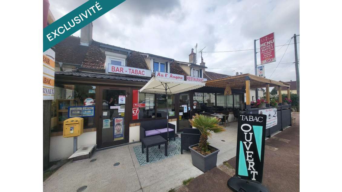 Bar tabac FDJ restaurant avec logement