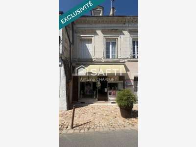 Vente local 35m² et appart à Châtillon-sur-Indre