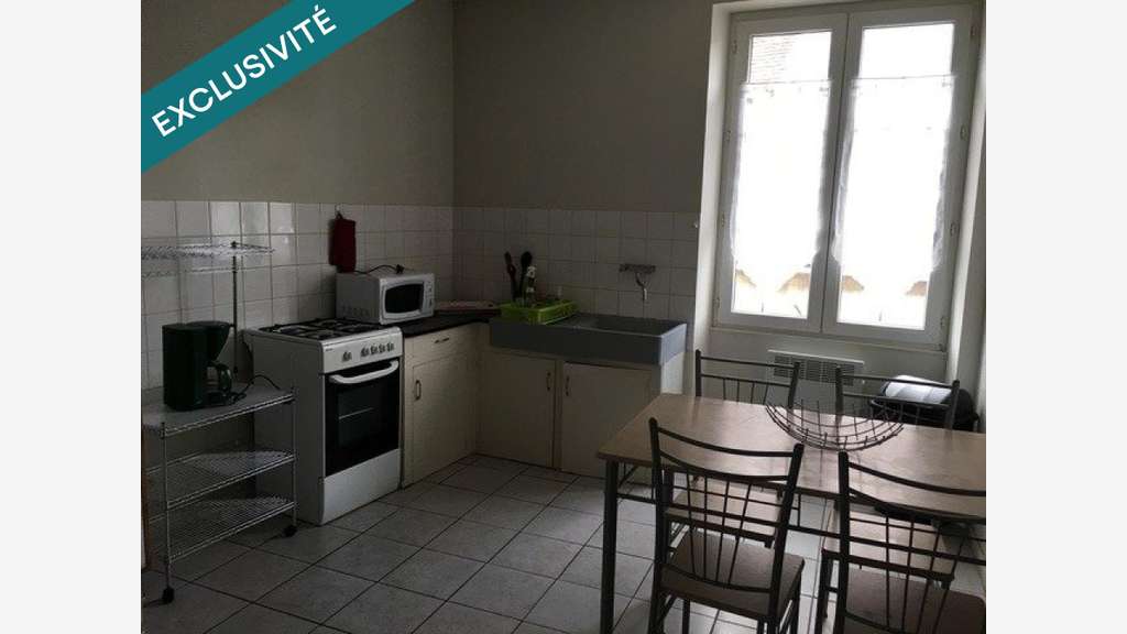 Vente local 35m² et appart à Châtillon-sur-Indre