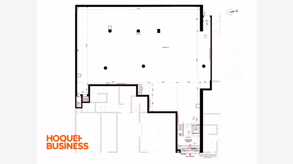 A vendre murs libres 411m² à Clichy la Garenne