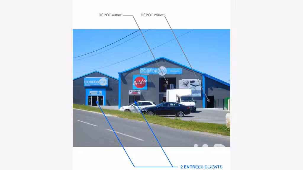 Vente bien commercial de 1930m² à Coulommiers