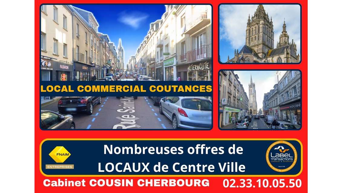 Vente concept store rue Saint Nicolas à Coutances