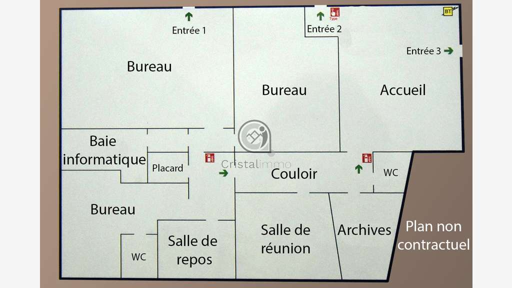 Vente local en rez de chaussée 123m² à Domène