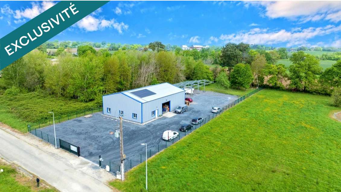 A vendre bâtiment industriel isolé 415m² à Eauze