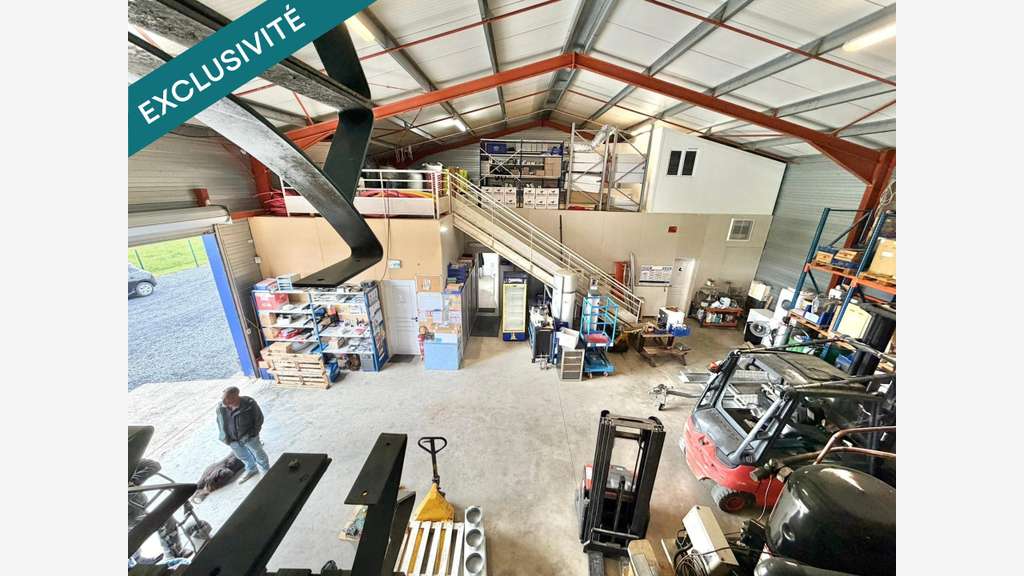 A vendre bâtiment industriel isolé 415m² à Eauze