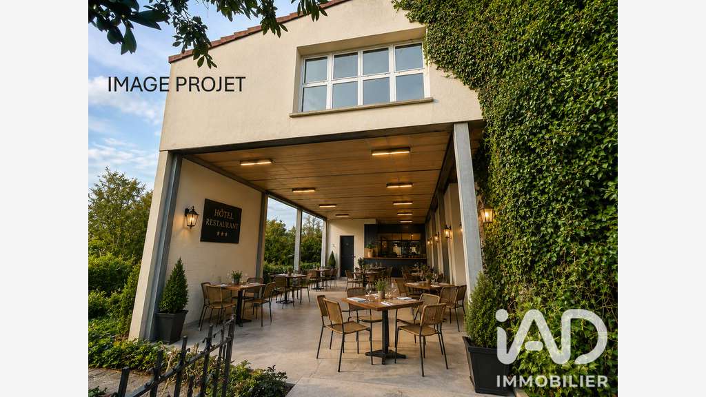 Vente hôtel restaurant mythique 1200m² à Épône