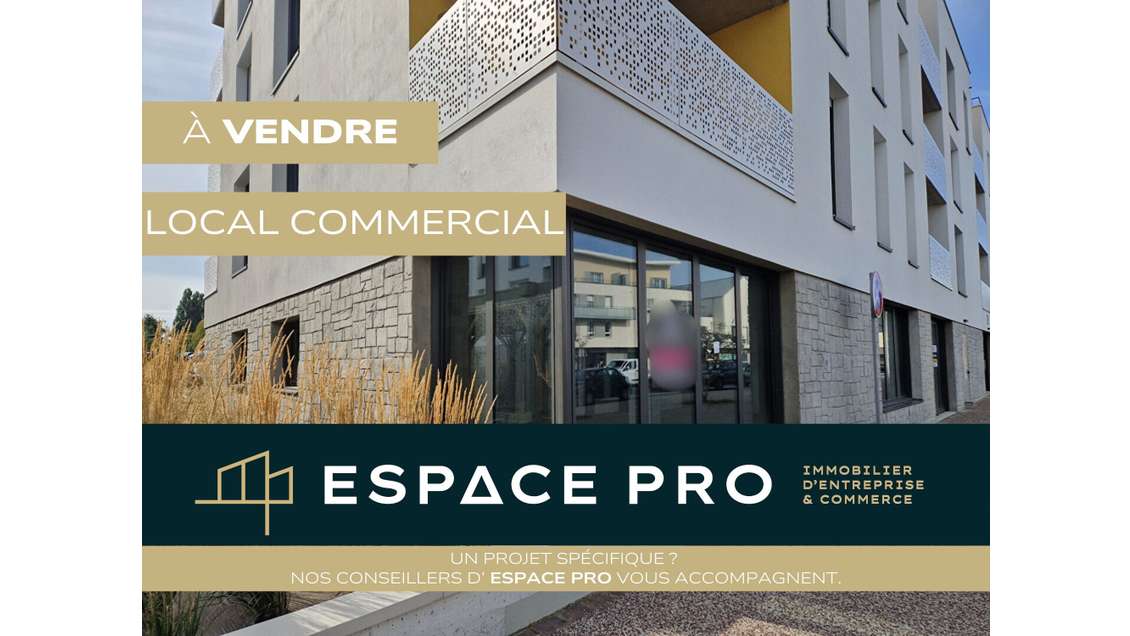 A vendre local commercial 136m² au Nord de Caen