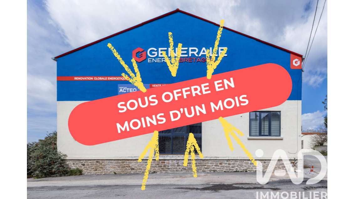 Vente local d’activités rénové 2691m² à Naizin