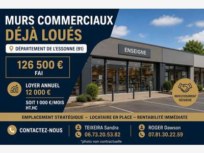 AV murs commerciaux de 50m² à Évry-Courcouronnes