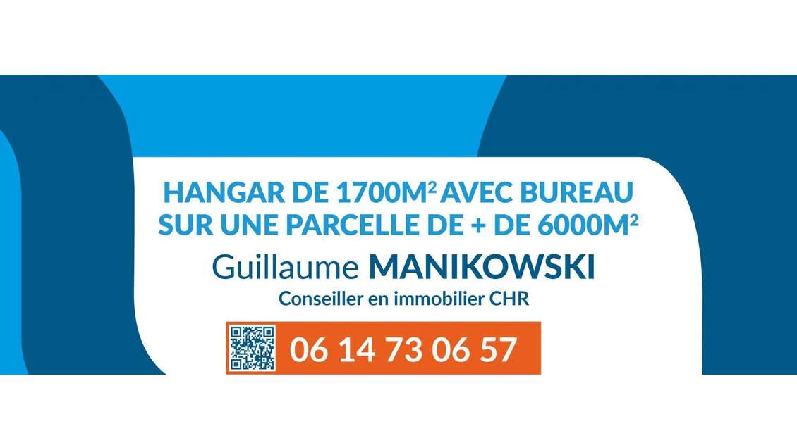 Vente hangar 1700m² sur 6000m² à Hauteville/Mer