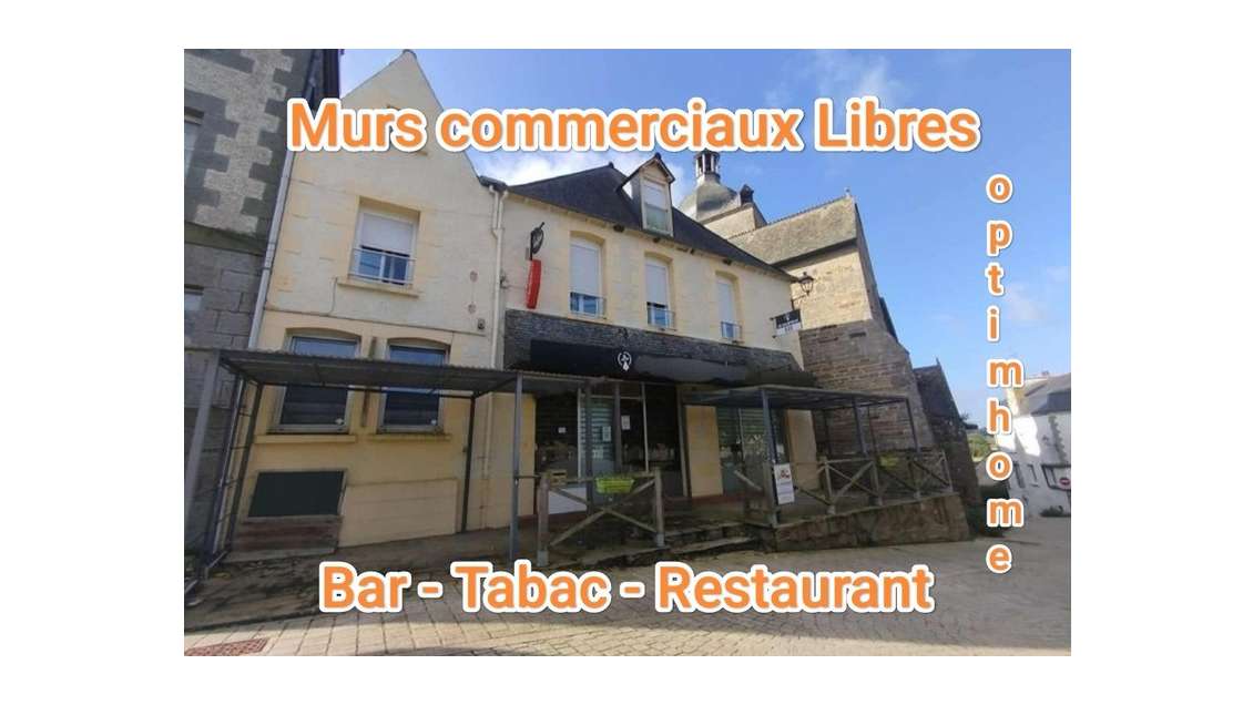 Murs libres bar-tabac-restaurant avec logement