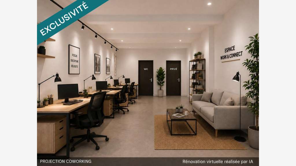 Vente local commercial 109m² à La Côte-Saint-André