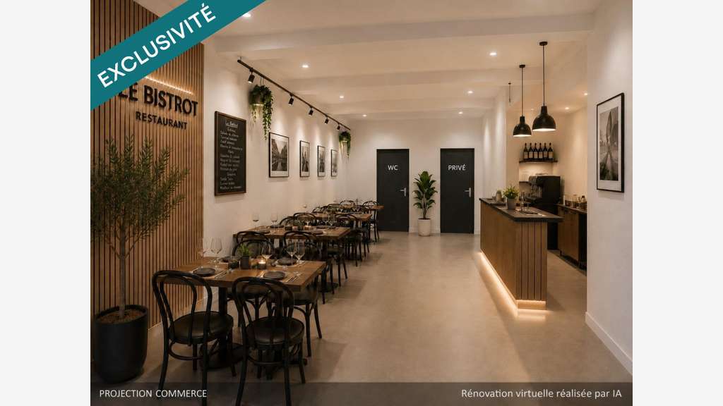 Vente local commercial 109m² à La Côte-Saint-André