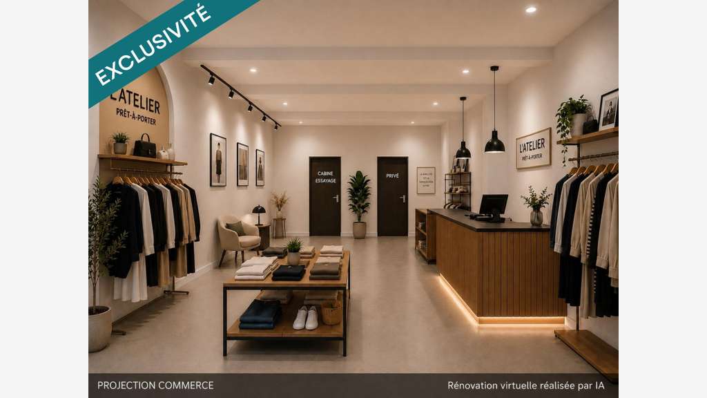 Vente local commercial 109m² à La Côte-Saint-André