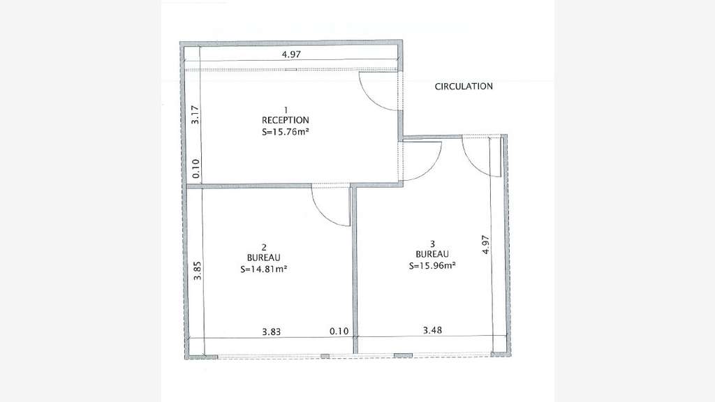 AV bureaux 62m² centre médical La Valette-du-Var