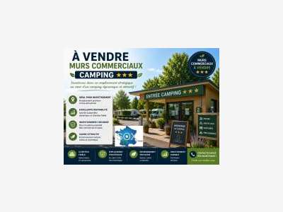Vente murs commerciaux camping en Ardèche