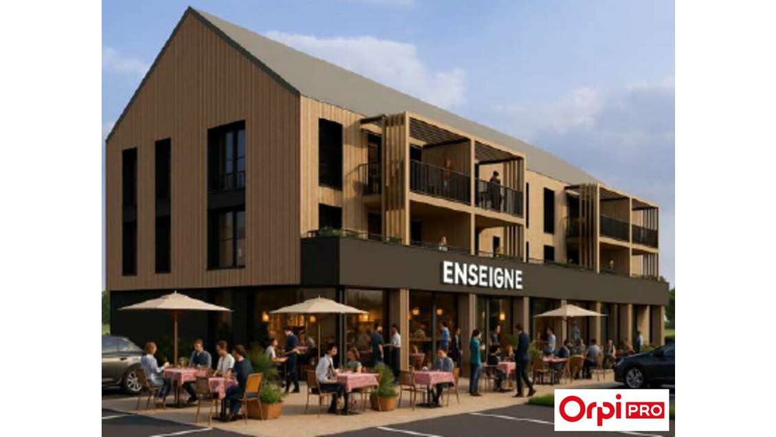 A vendre local commercial neuf 105m² Planguenoual