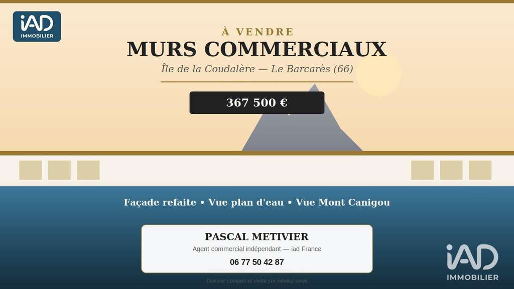 Murs commerciaux à Le Barcarès