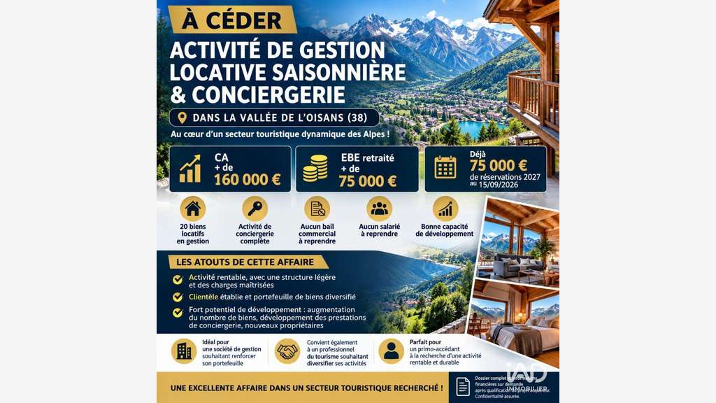 Local commercial à Le Bourg-d'Oisans