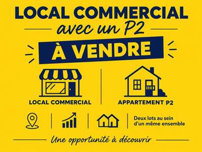 Vente local commercial loué avec P2 Le Grau-du-Roi