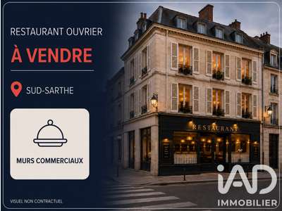 Vente murs restaurant de 220m² à Le Lude