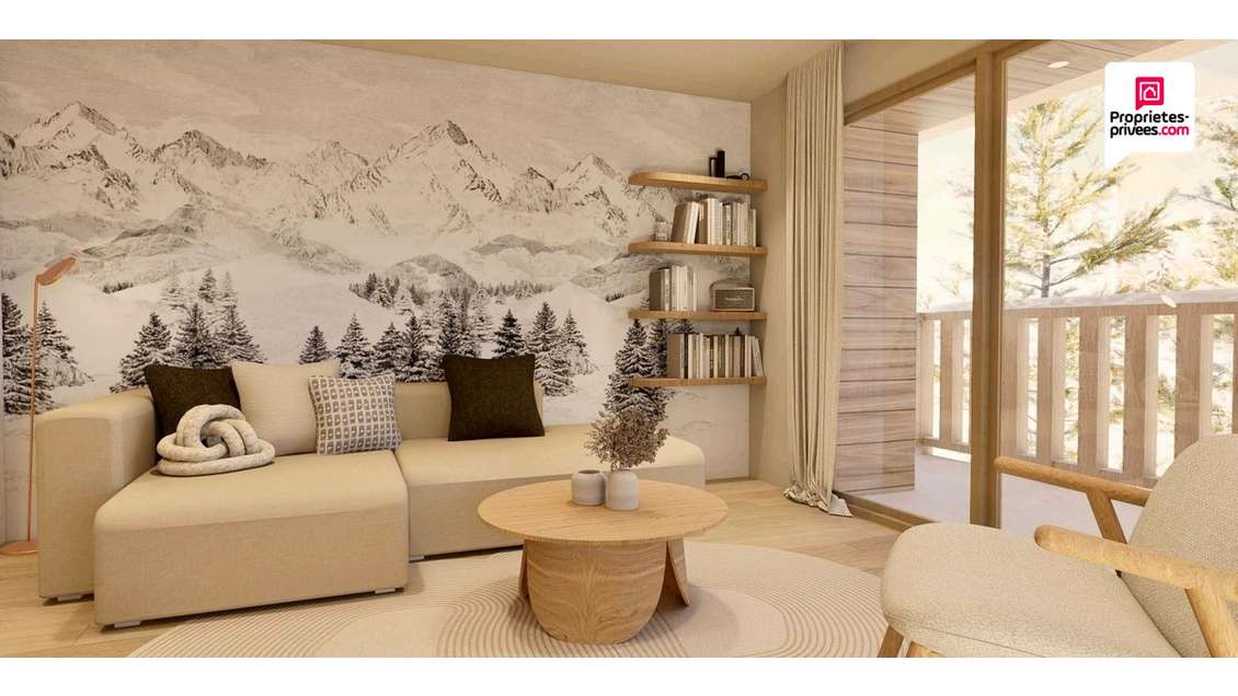 LES GETS 74260 - DUPLEX 3 PIÈCES, RÉSIDENCE LES L