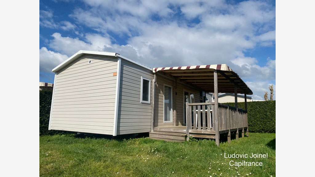 a vendre Mobil-home 40m² 6personnes au bord de