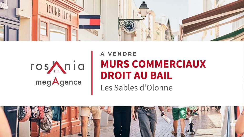 Vente murs commerciaux de 83m² aux Sables d'Olonne