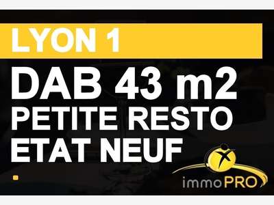 Super DAB 43m² pour restauration Lyon Presqu'ile