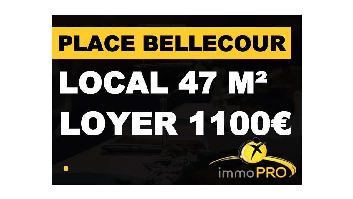 Vente local 47m² vitrine Place Bellecour à Lyon