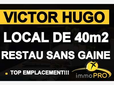 Vente local commercial 40m² emplacement N° 1 Lyon