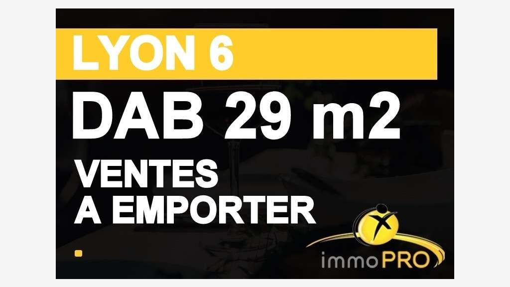 Droit au bail local 29m² quartier Foch à Lyon
