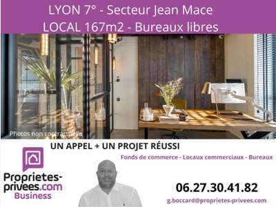 Vente murs commerciaux libres 167m² Lyon 7e