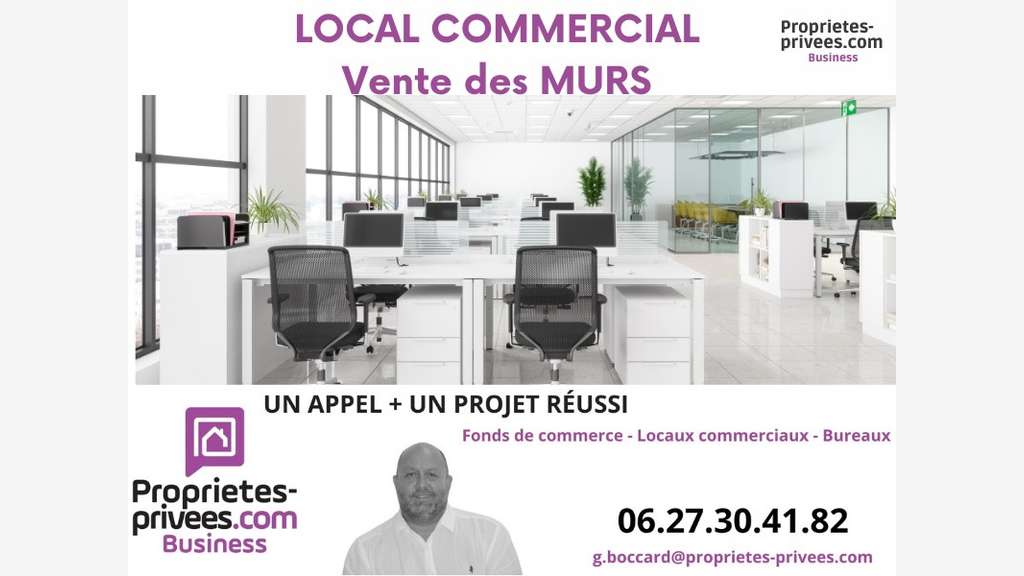 Vente murs commerciaux libres 167m² Lyon 7e