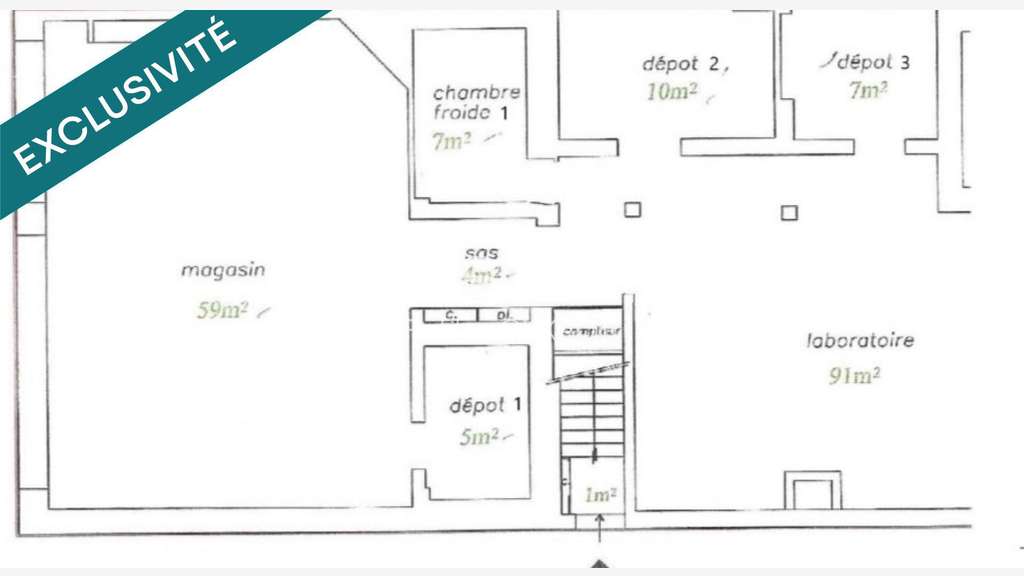 Local commercial 370m² centre Maizières-les-Metz