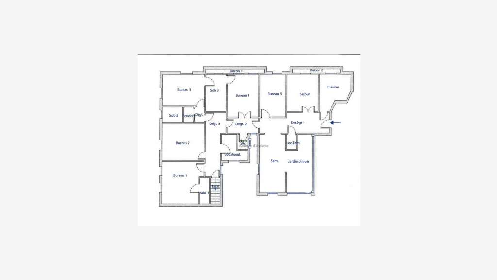 Vente bureaux 265m² à Mantes-la-Jolie centre