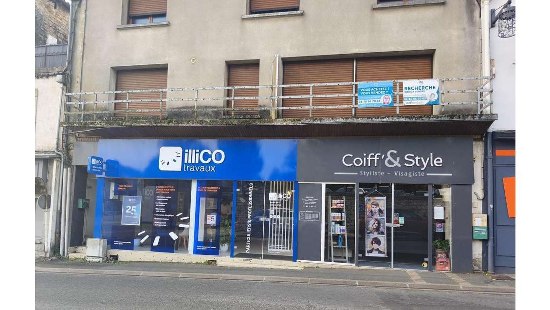 Vente 2 locaux commerciaux loués à Melle 