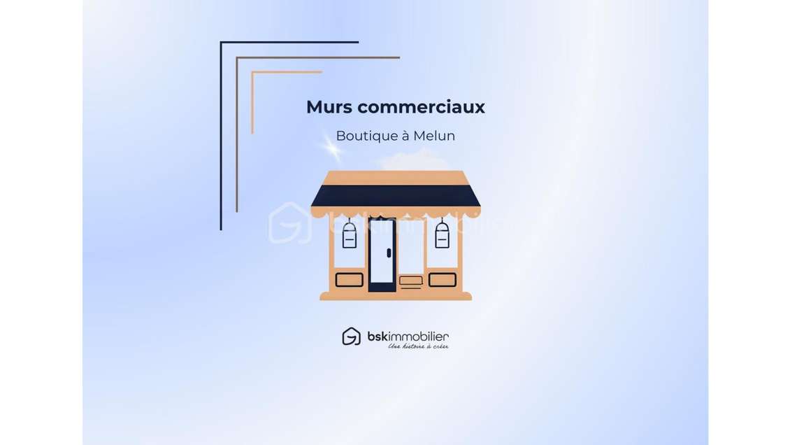 Vente murs commerciaux en centre ville de Melun