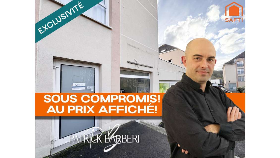 Vente local très bon emplacement à Menucourt 