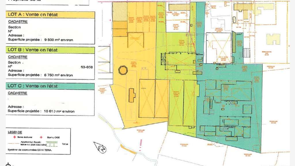 depot industruel de 3000 m² environ sur un hectare
