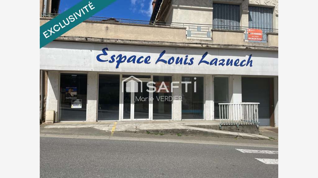 Vente local commercial 250m² au cœur de Montbazens
