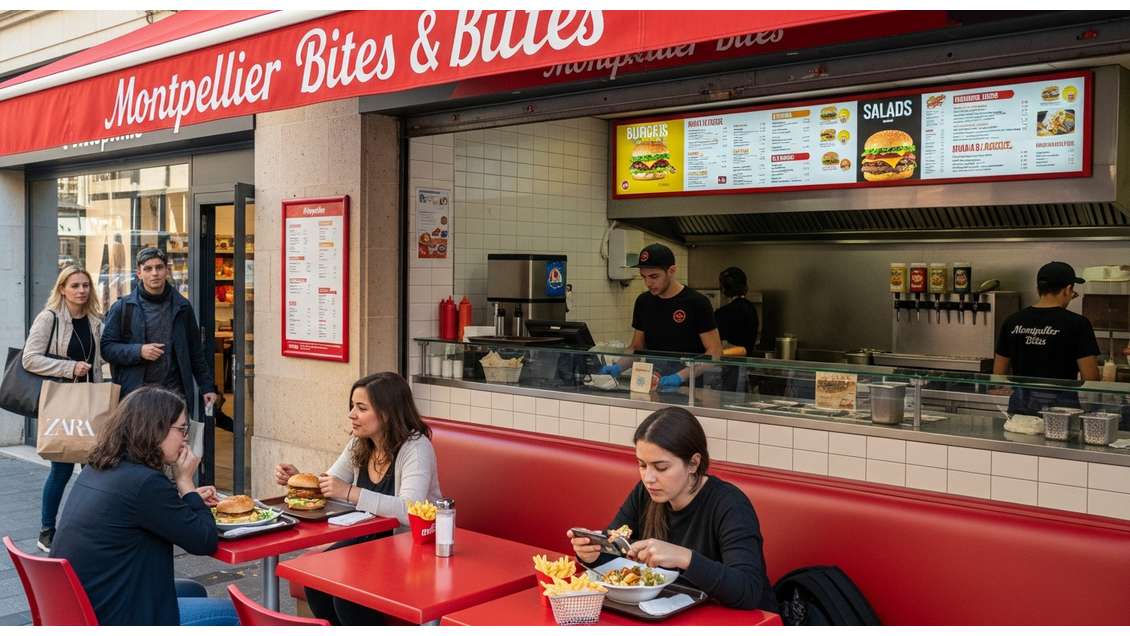 Vente murs loués restauration rapide à Montpellier