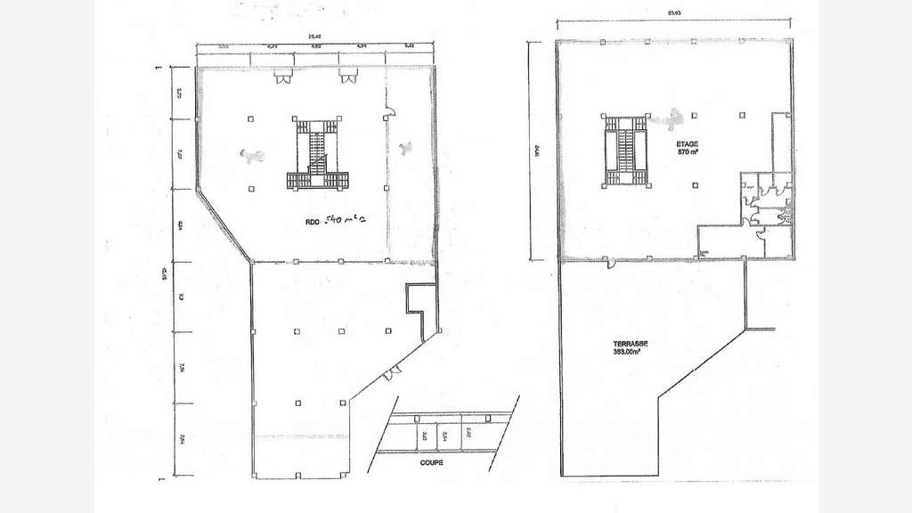 AV murs commerciaux 1110m² centre Mulhouse
