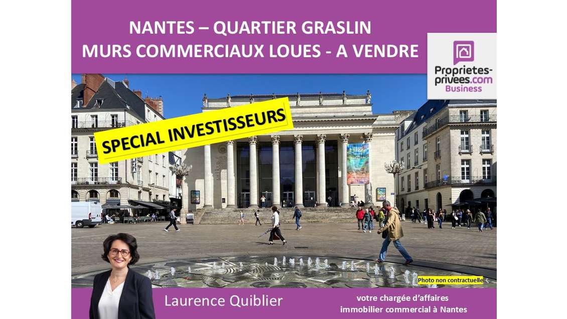 Vente murs commerciaux occupés Nantes Graslin